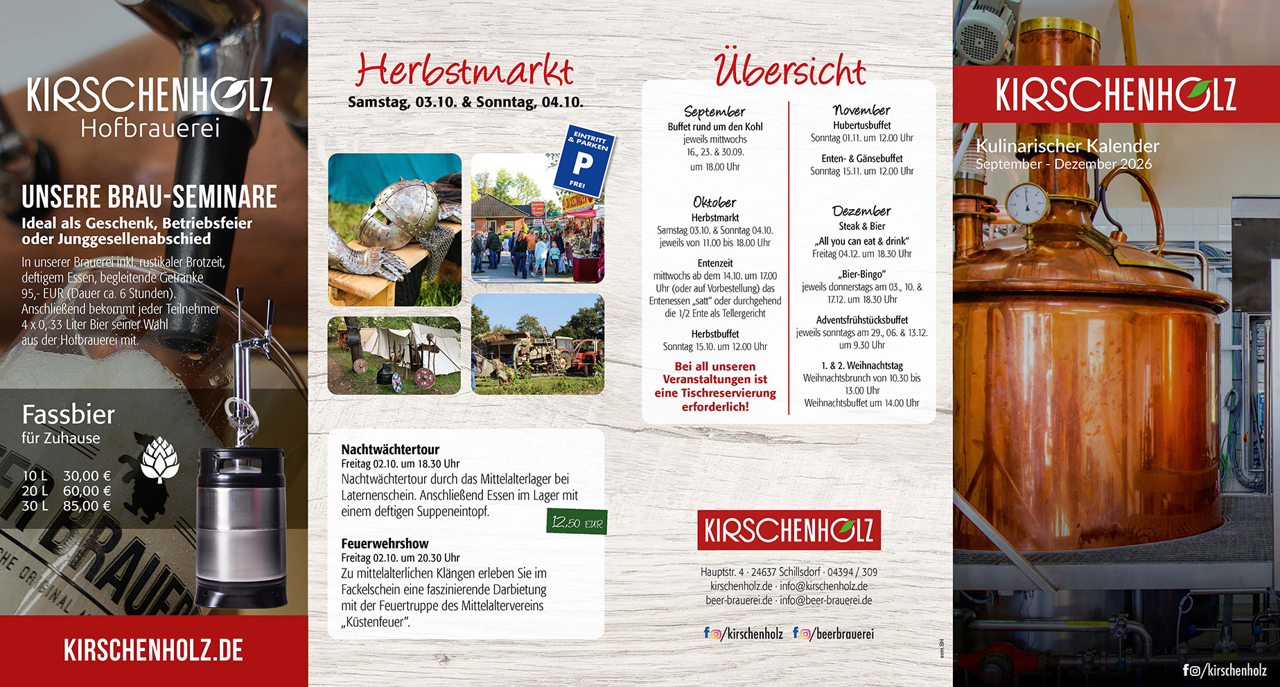 Kulinarischer Kalender Herbst Winter 2026 Kulinarischer Kalender Herbst Winter 2026